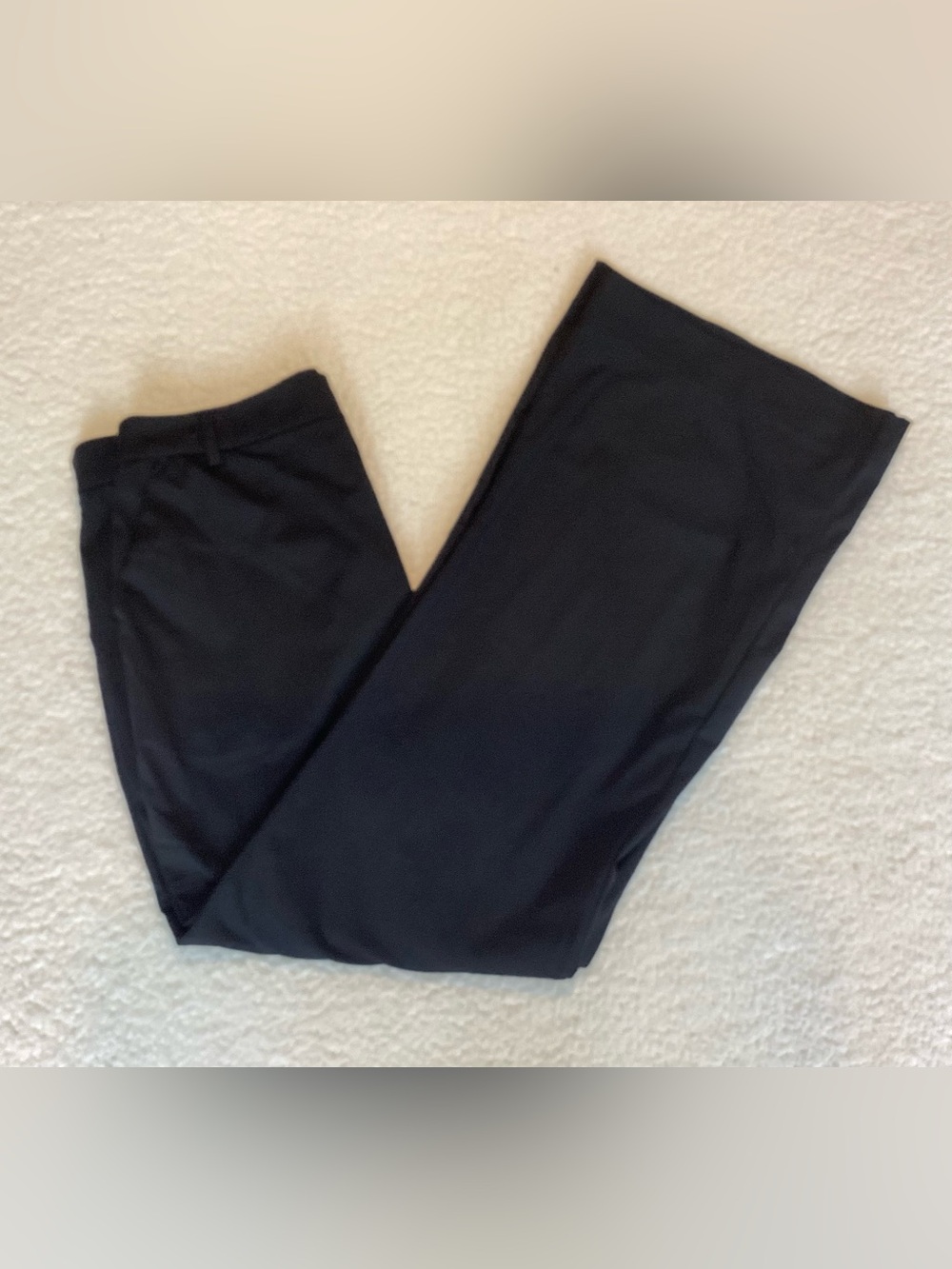 Halara Black Wide Leg Pants Large Tall High Rise Trouser Quiet Luxury Workwear